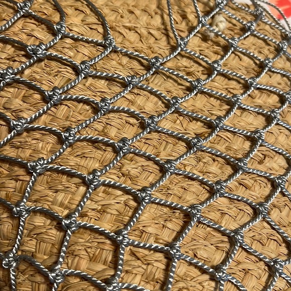 🎉HP🎉NWT J Crew Basket Bag in Metallic Silver - Picture 9 of 13